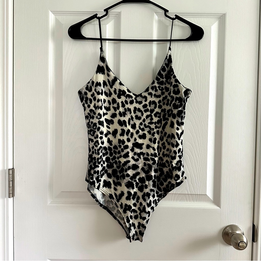 Leopard Print Bodysuit